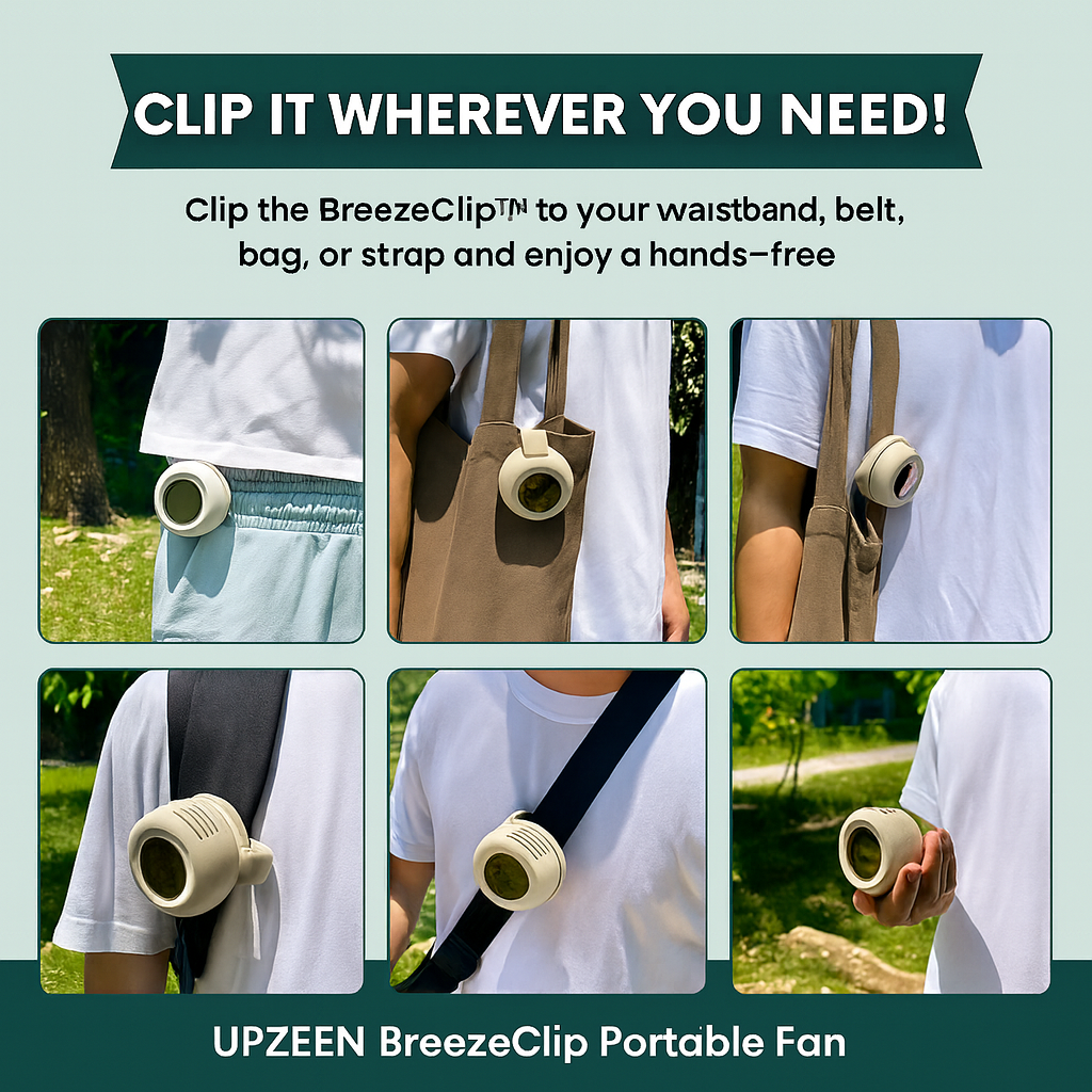 BreezeClip Portable Fan