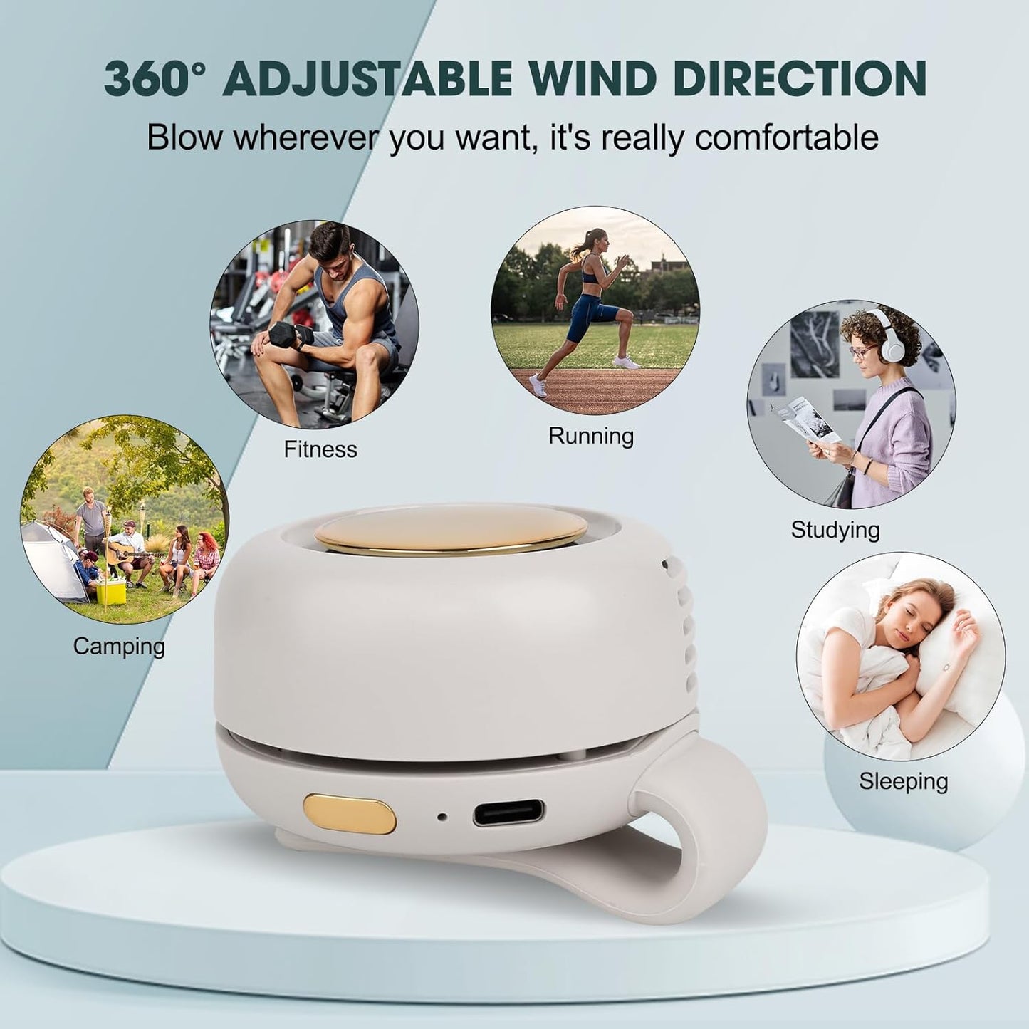 BreezeClip Portable Fan