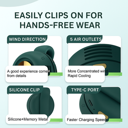 BreezeClip Portable Fan